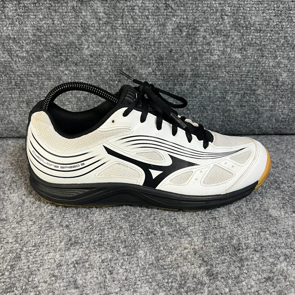 Mizuno‎ Cyclone Speed 3 430297-0090 Sneakers Womens US 9 White Volleyball Shoes